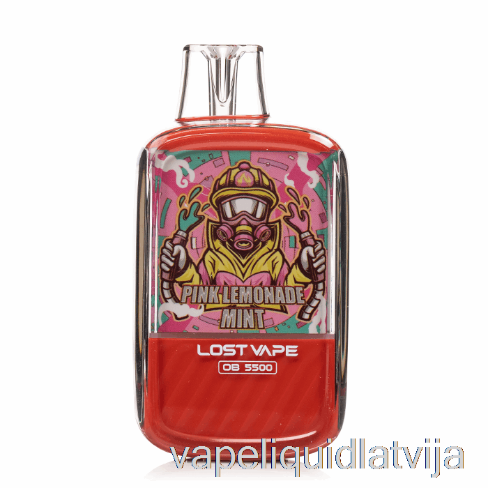 Pazudis Vape Ob5500 Vienreizējās Lietošanas Rozā Limonādes Piparmētru Vape šķidrums